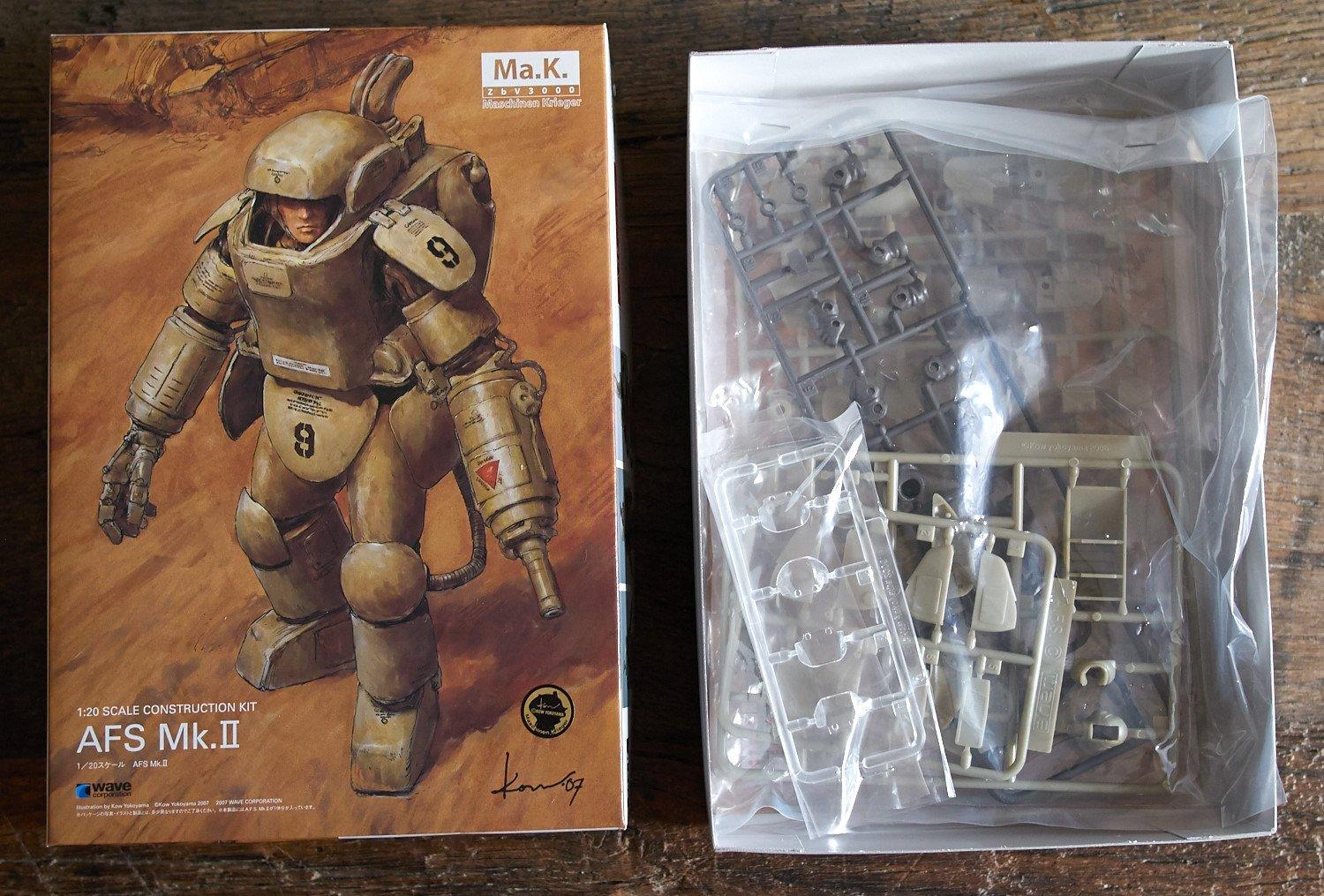 

Maschinen Krieger AFS scale plastic assembly Mk.II (1/20 kit)