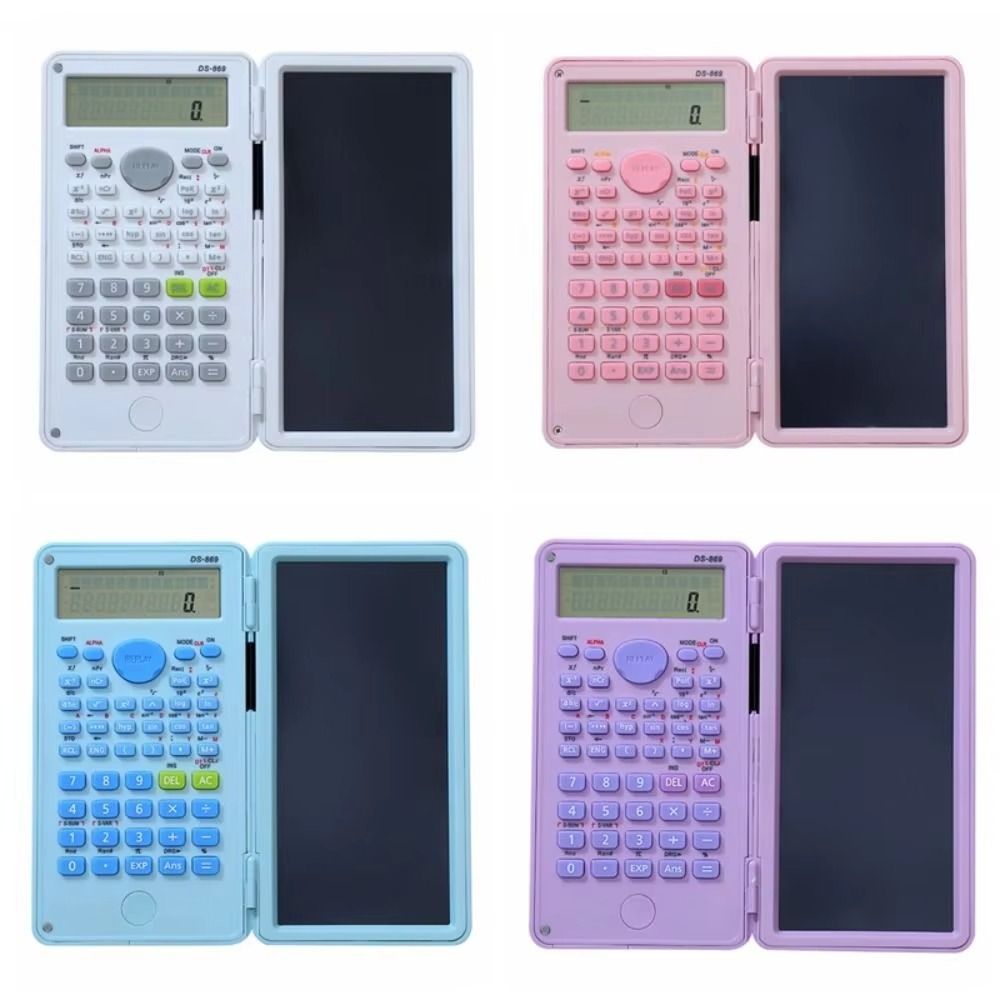 Foldable Function Calculators with Tablet LCD Writing Board with Stylus  Finance Accounting Tool