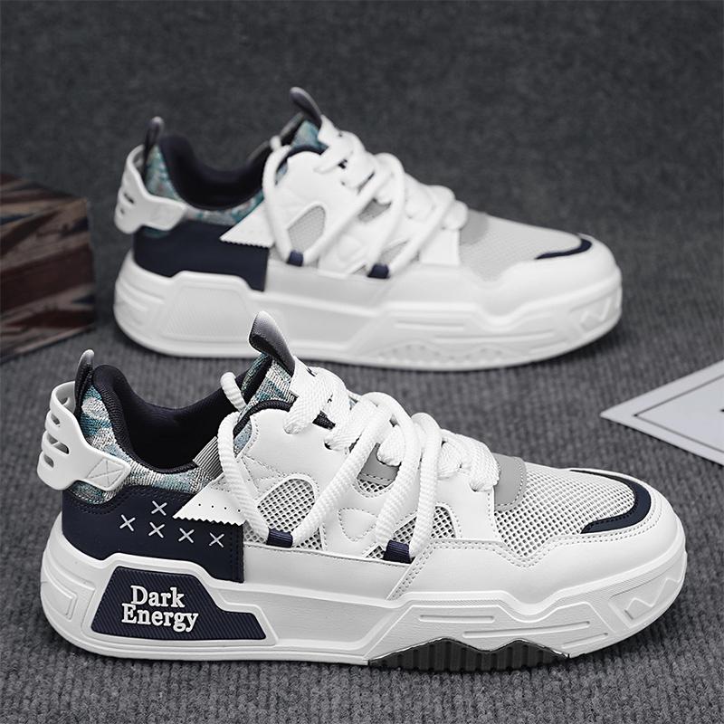 

Men s shoes summer mesh breathable versatile niche non-slip flat shoes youth low-top sports and leisure small white tide shoes 44