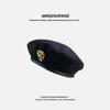 Classic Wool Beret Hat For Women With Windproof Function For Casual And Office Style