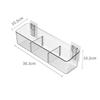 Clear Wall Mount Organizer for Wall,Cabinet Door Organizer for Bathroom,Pantry,Kitchen,Laundry,Spice/Cosmetics Storage Box