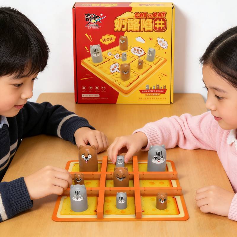 Cheese Trap Kids Board Game With Abs Material For Brain Development And Parent Child Interaction
