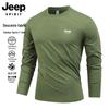 JEEP Men's Outdoor Quick-Dry Long-Sleeve T-Shirt