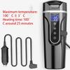Tragbarer Auto-Heizbecher Wasser Milchwärmer Flasche Auto-Wasserkocher Kaffee Tee Tasse Becher