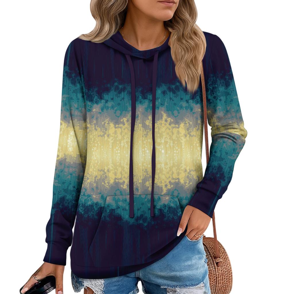 Damen Pullover Hoodies Teenager Mädchen Mode Kapuzensweatshirt Damen Herbst Tunika Top
