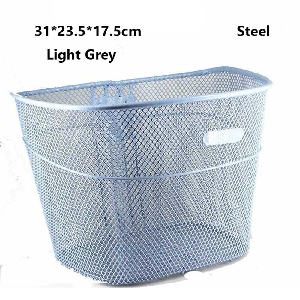 10 Styles Plastic&Steel Basket Plastic&Steel Bicycle Food Storage Cycling Accessories