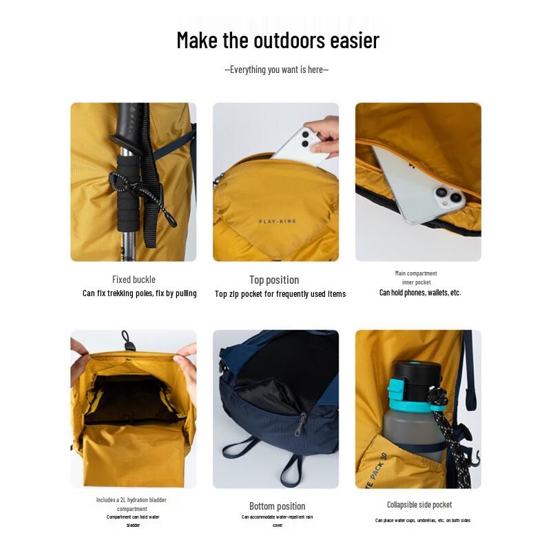 Yizhou Lightweight Hiking and Travel Backpack (23-32L)