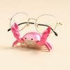 Crab Pen Holder Funny Weightlifting Crab Pen Stand Creative Cute Storage Rack for Single Storage Office Desktop Ornament Gifts