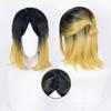 New Kenma Kozume Cosplay Wig High Quality Dyed Gradient Scalp Short Heat Resistant Synthetic Hair Anime Cosplay Wigs + Wig Cap