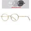 Small Frame Oval Nearsighted Glasses For Women Spring Leg Steampunk Student Myopia Photochromic Eyeglasses 0 -0.5 -0.75 To -6.0