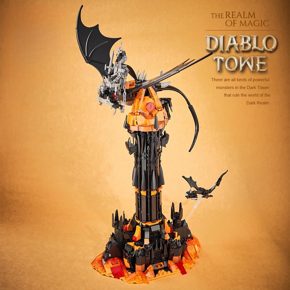 Ungiftige DIY Magischer Turm Bausteine Kreative Moc Technische Montagebausteine Stem Pädagogisches Set Geschenk Für Erwachsene Kinder Weihnachten