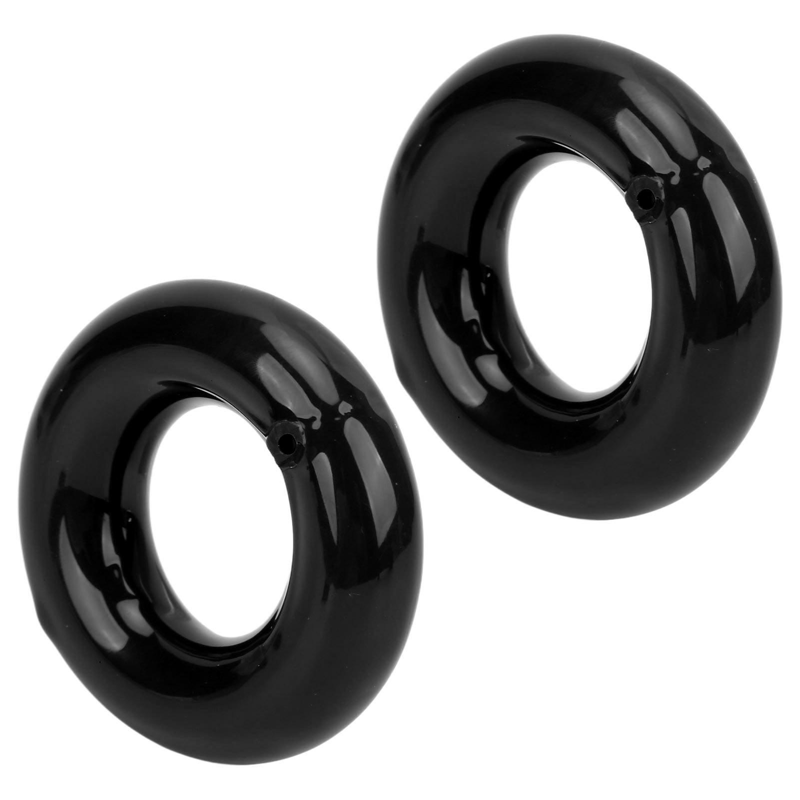 

2Pcs Set Golf Weight Swing Ring Trainer Weighted Golf Donut for Golfer Outdoor Sports Training Warm UpBlack чёрный