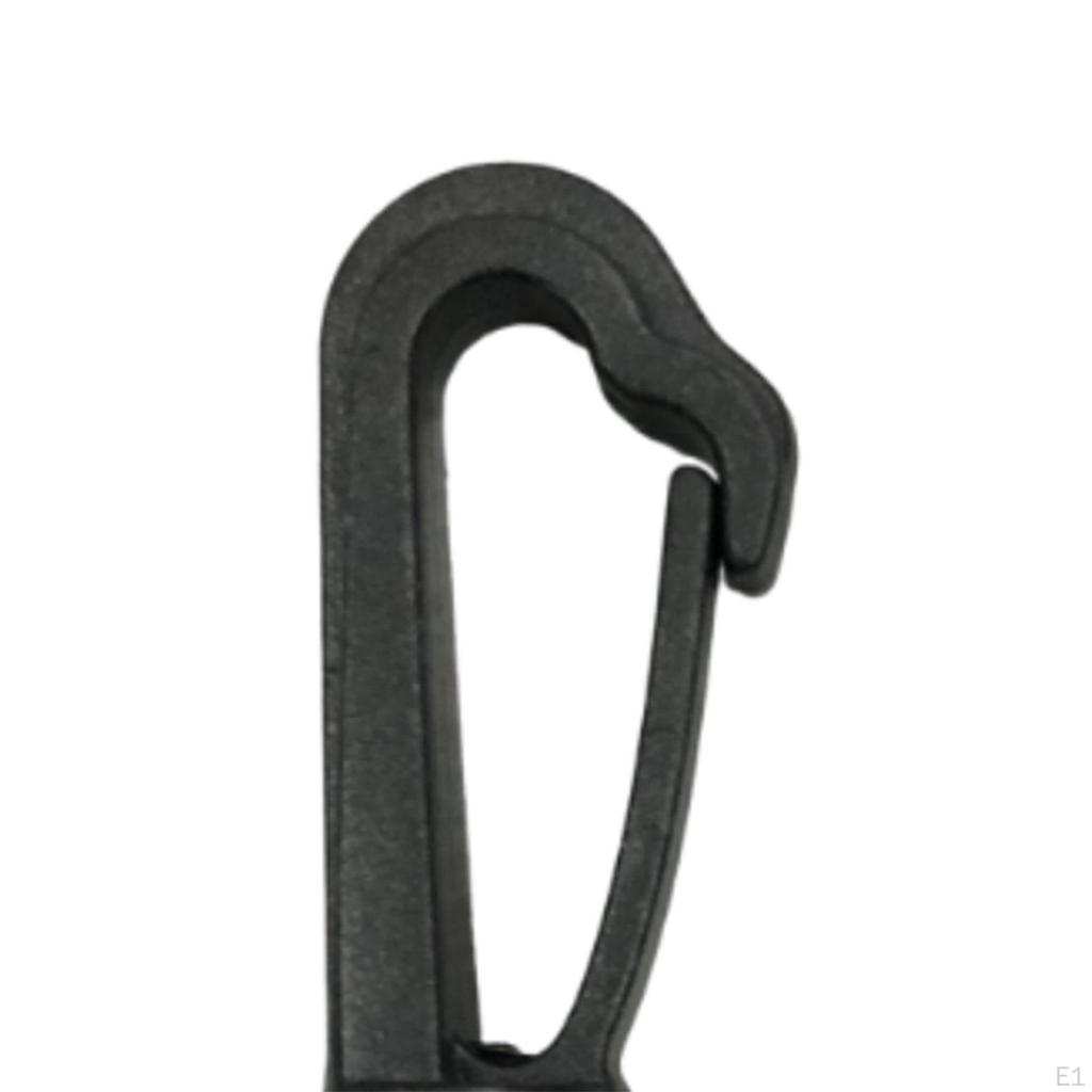 10Pcs Swivel Snap Hook, Clip, Rotatable Lobster Claw Clasps, Webbing Strap Buckle for