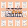 Go Yourself Fuck Emotion Card Board Game Cards Family Party Shark Toy Print
