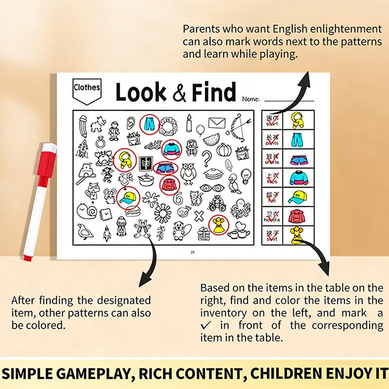 Children'S Hidden Object Coloring Book 100+ Search & Color Activities Interactive Educational Puzzle Book For School Home Travel