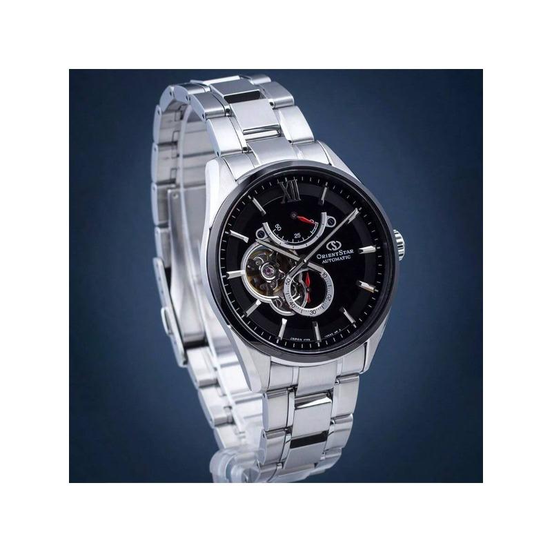 Orologio Orient - Orologio Meccanico Automatico da Uomo, Design con Doppi Leoni, Stile Business alla Moda, Modello RE-HJ0003B00B