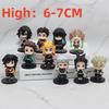10pcs Demon Slayer Tanjiro Figure Anime Kimetsu No Yaiba Shinobu Statue Mitsuri Action Figurine Table Decoration Desk Toy Gift