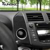 Real Soft Carbon Fiber For Toyota RAV4 XA30 2006 2007 2008 2009 2010 2011 2012 RAV 4 Car Side of Center Console Panel Sticker