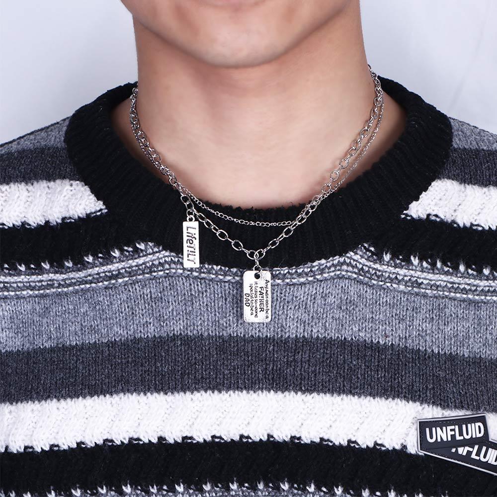 Náhrdelník ženský retiazkový punkový náhrdelník Dámsky retiazkový náhrdelník kórejský štýl