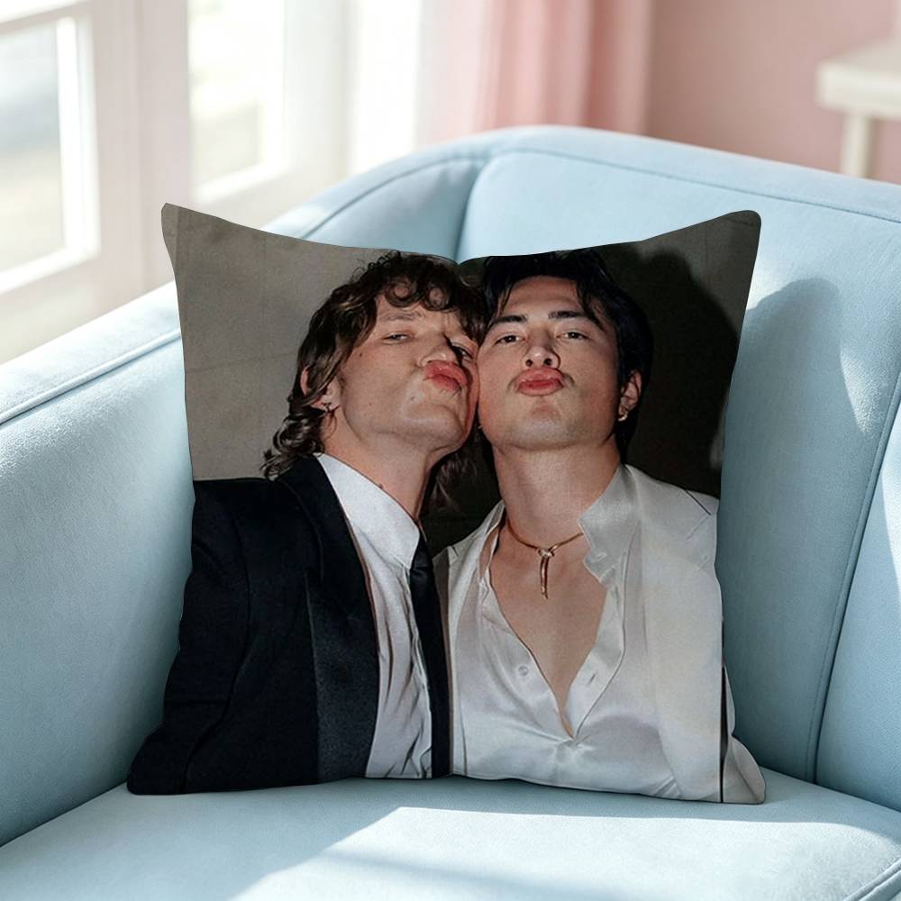 Heated Rivalry Shane Hollander IIlya Rozanovs Square DoubleSided printed Pillow Case Bedroom Bedside Pillow Sofa Cushion Cover