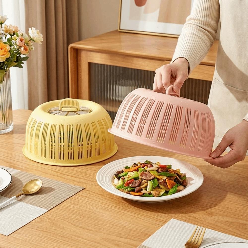 Plastic Anti Fly Mosquito Cover Breathable Fruit Basket Durable Vegetable Food Cover Kitchen Use
