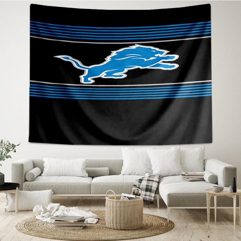 Detroit Team Spirit Quick-Dry Tapestry Hanging for Bedroom,Livingroom, Playroom,Decor Art Room Wall Tapestry Holiday and Birthday Gifts