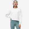 Li Ning Serie Fitness Felpa Girocollo Monocolore Donna Felpa Bianca AWDT526-1