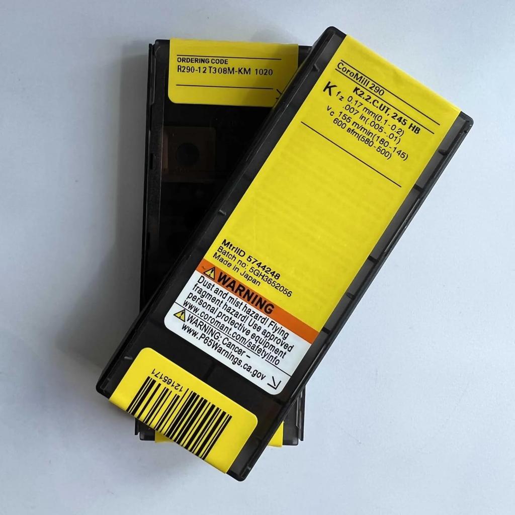 Original Sandvik / R290-12T308M-KM 1020  / CNC Lathe Carbide Blade 10 Pcs