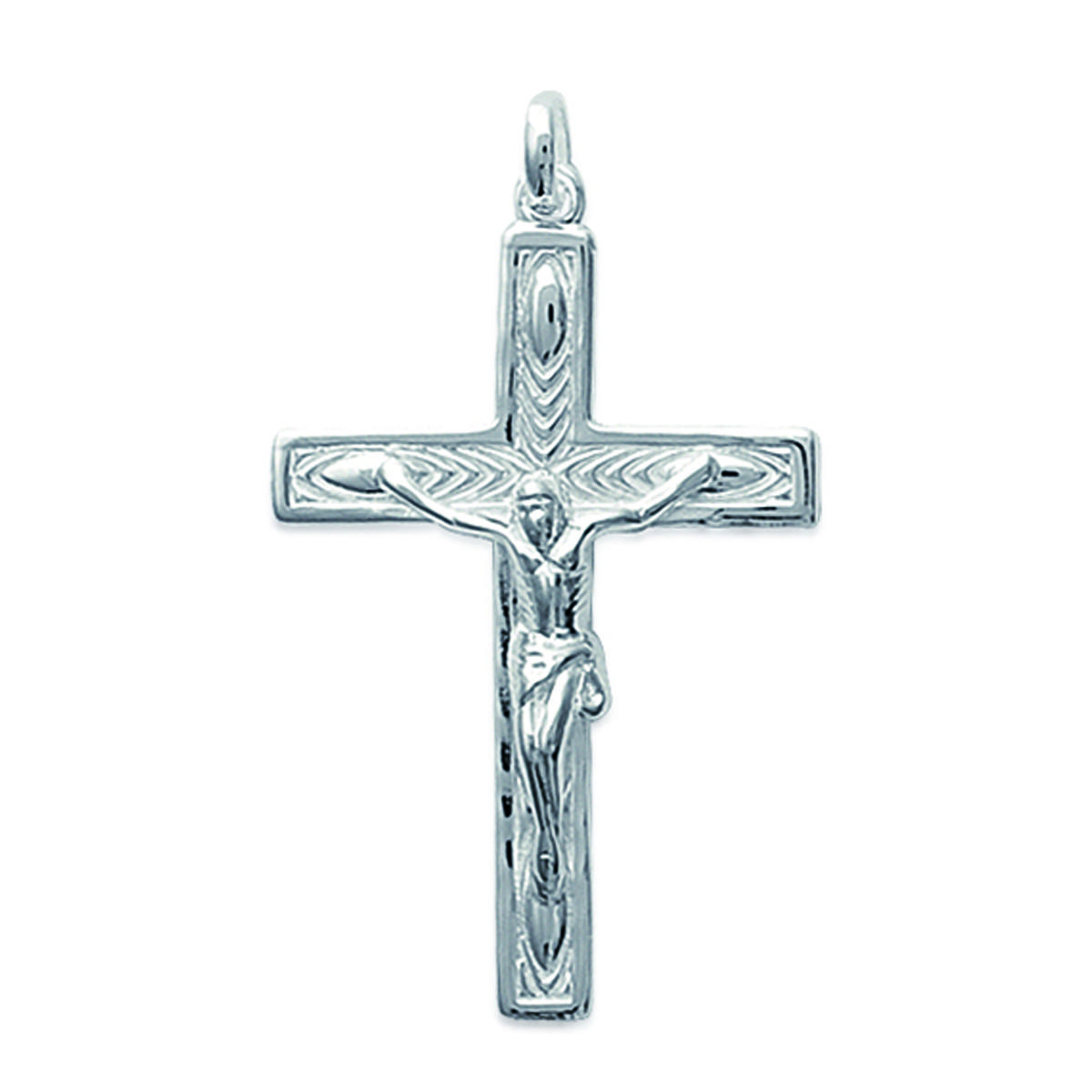 

Les Trésors De Lily [J5439] - Серебряный кулон Crucifix - 40x25 мм
