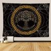 Viking Tapestry Yggdrasil Viking Tree