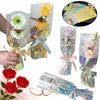 Transparent Flower Packaging Bag DIY Waterproof Single Rose Sleeves Floral Material Packaging Flower Wrapping Packa Anniversary
