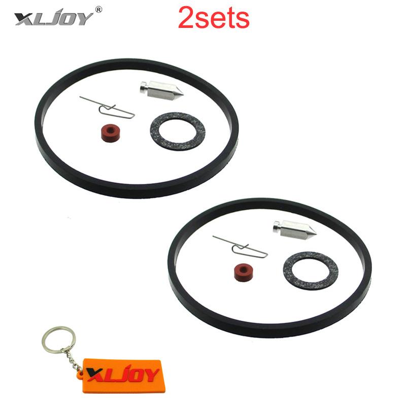 

Carburetor Needle Seat Bowl Gasket Repair Kit For Tecumseh 631021 631021A 631021B V40 V50 V60 VM80 H30 VM100 LH HMSK HSSK OHM120 2pcs