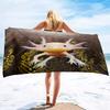 Cartoon Salamander Series Seaside Vacation Beach Towel Swimming Bath Towel Microfiber Sports Towel