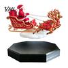 Unique Holiday Home Decor Floating Santa Sleigh, Magnetic Levitation Santa's Flying Sleigh Ornament, Christmas for Fireplace Display Home, Office,