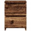 Bedside Table for Modern Bedroom, 2 Drawers Storage Bedside Table, Sofa Sideboard for Living Room, Multifunctional Storage Cabinet, 30x30x40 Cm