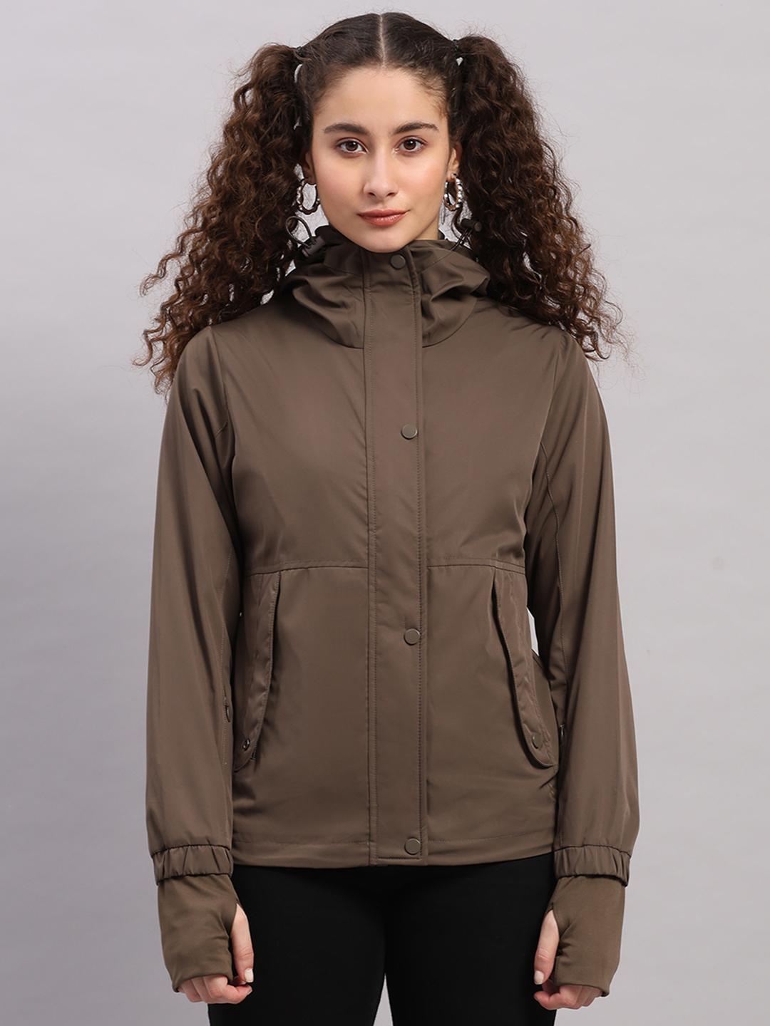 

Monte Carlo Women Hood Full Sleeve Jacket L коричневий/кавовий