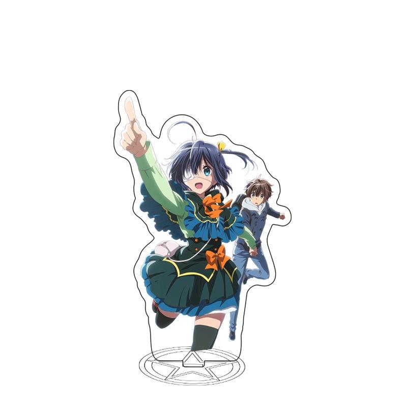 15cm Anime Take On Me Takanashi Rikka Acrylic Stand Action Figure Toy Figures Desktop Home Decoration