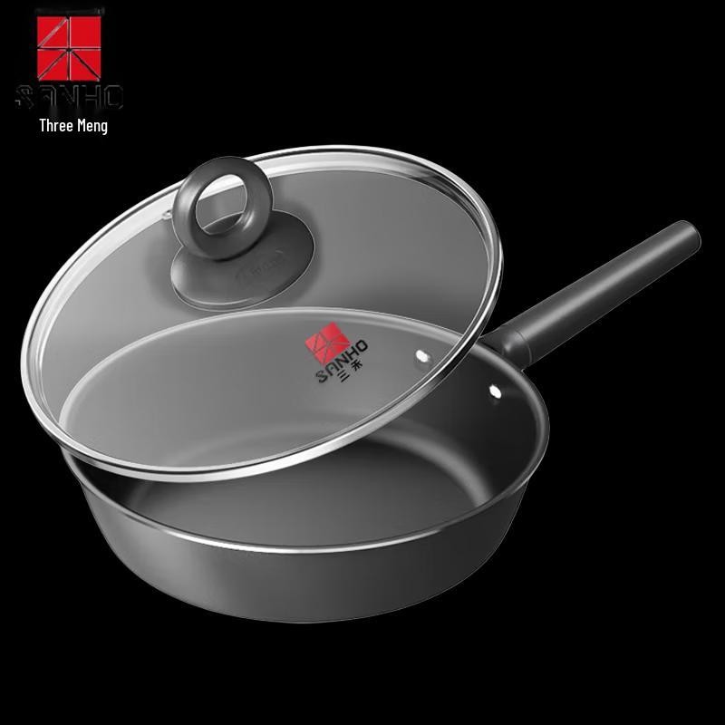 SANHO Titanium-Infused Stainless Steel Smokeless Wok