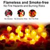 Rose Petals and LED Candles Set for Romantic Decoration Heart Candle Lights for Special Night Wedding Anniversary Valentine Day