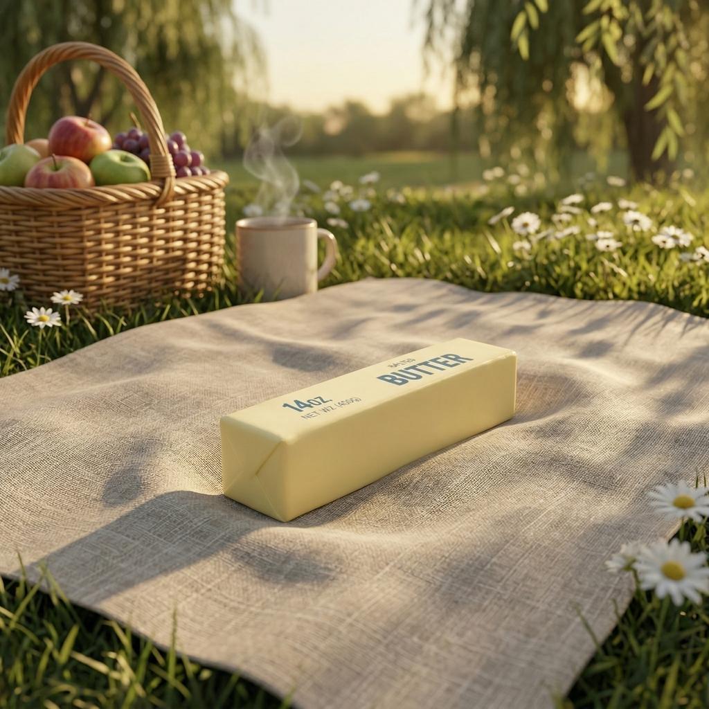 Squeezy Soft Simulation Butter Stick Toy 24 5cm Long Foam Stress Relief Squeeze Toy Boxed Packaging