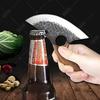 Multifunctional Kitchen Knife Hand Forged Boning Knife Bottle Opener Utility Knives Stainless Steel Chef Knife Cooking Tools BBQ