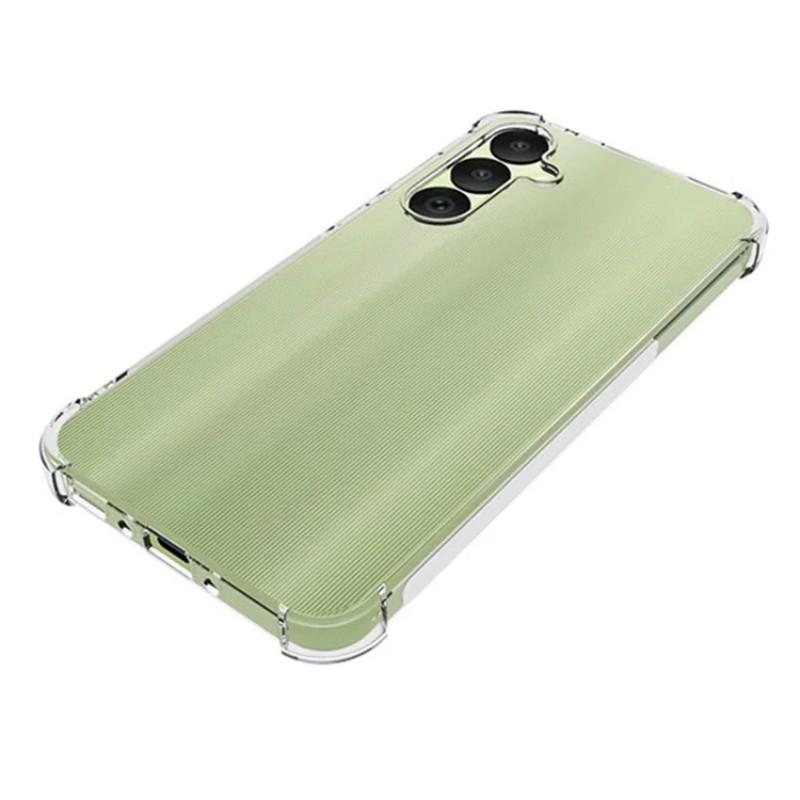 For Samsung Galaxy A35 5G Back Cover WANLONFENG TM Series 2.0mm Clear TPU Phone Case (Big Lens Hole)