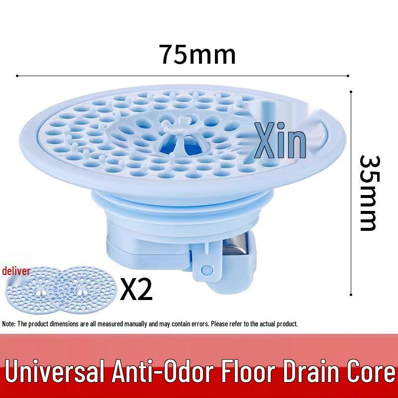Insect & Odor-Proof Anti-Clog Bathroom Drain Filter with Fast Drainage & Hair Catcher