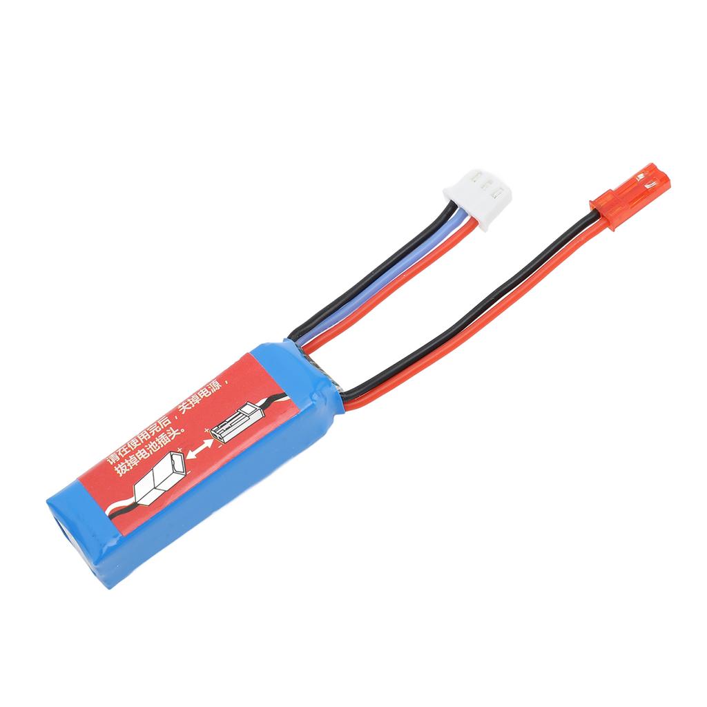 RC Car Lithium Battery 7.4V 400mAh 20C RC Car Li Ion Battery for WLtoys 1/28 RC Car K969 K989 284161 284131 284010