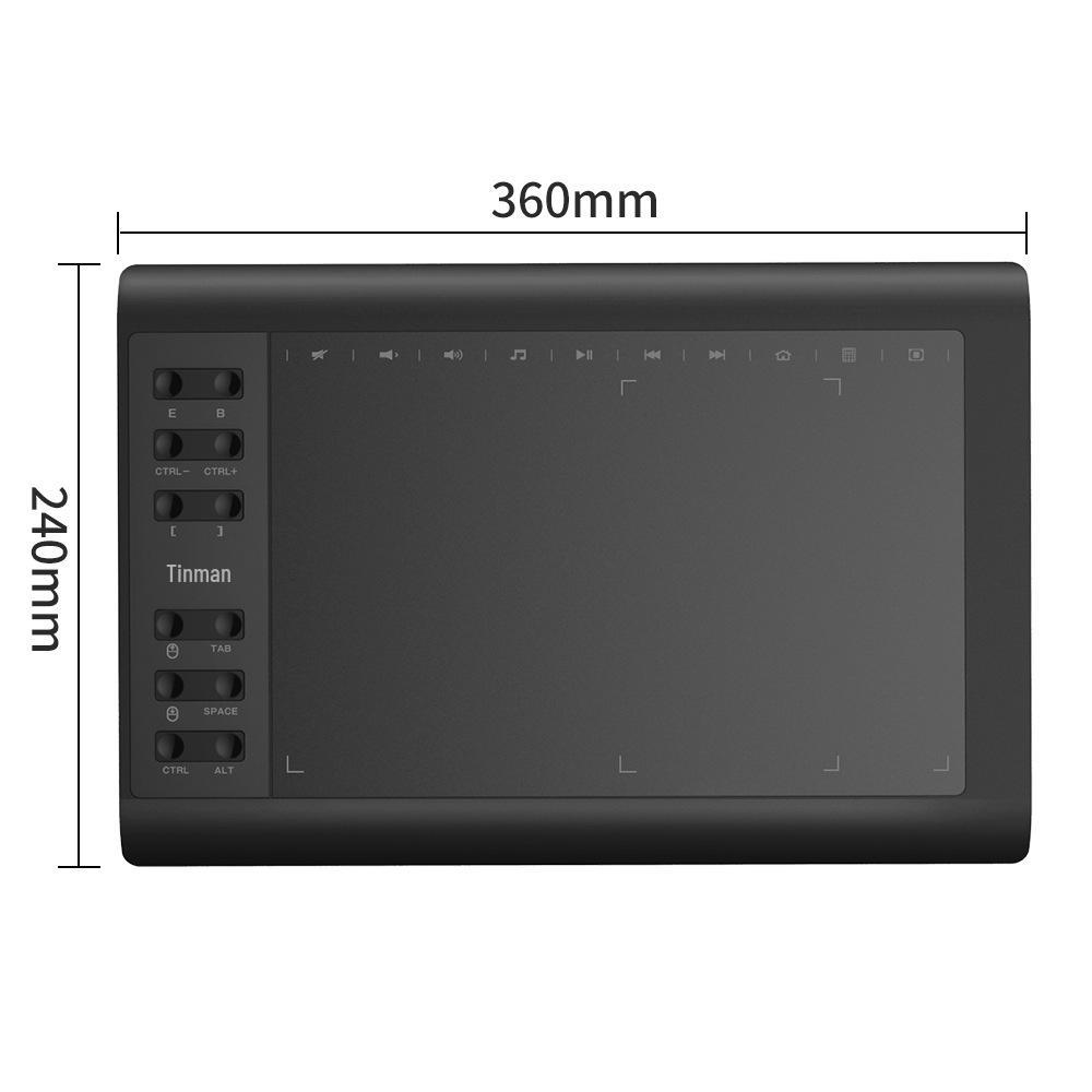 Tianmin G10 Digital Drawing Tablet: Connects to Mobile, Computer, Handwriting Tablet for Online Classes and Art.