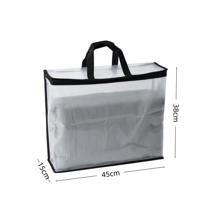 Quilted Cotton Duvet Storage Bag - Dustproof & Moistureproof Organizer
