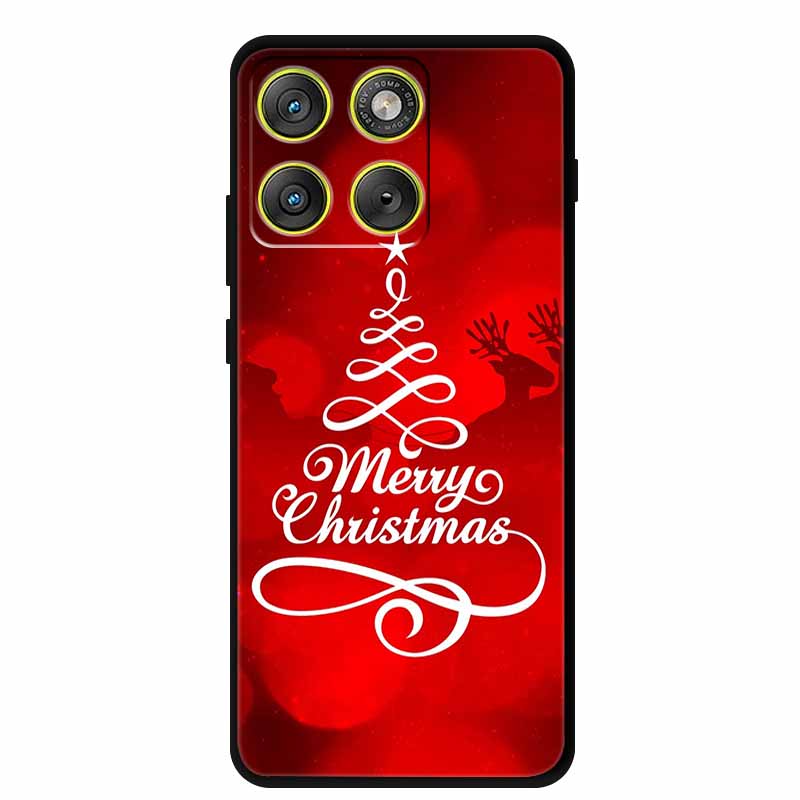 Christmas Phone Cases For Motorola Edge 70 5G Case Silicone Soft Back Cover Christmas Tree for Moto X70 Air 5G Edge70 Back Cover