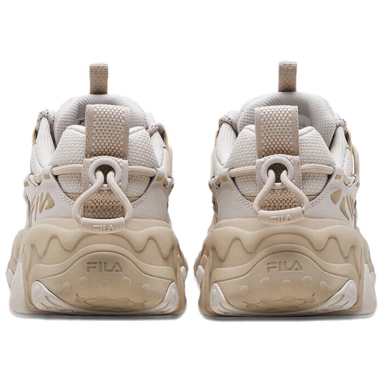 Fila Fluid 5 Retro Sports Low-Top Running Shoes Men Sneakers Oatmeal F52M432105FOS