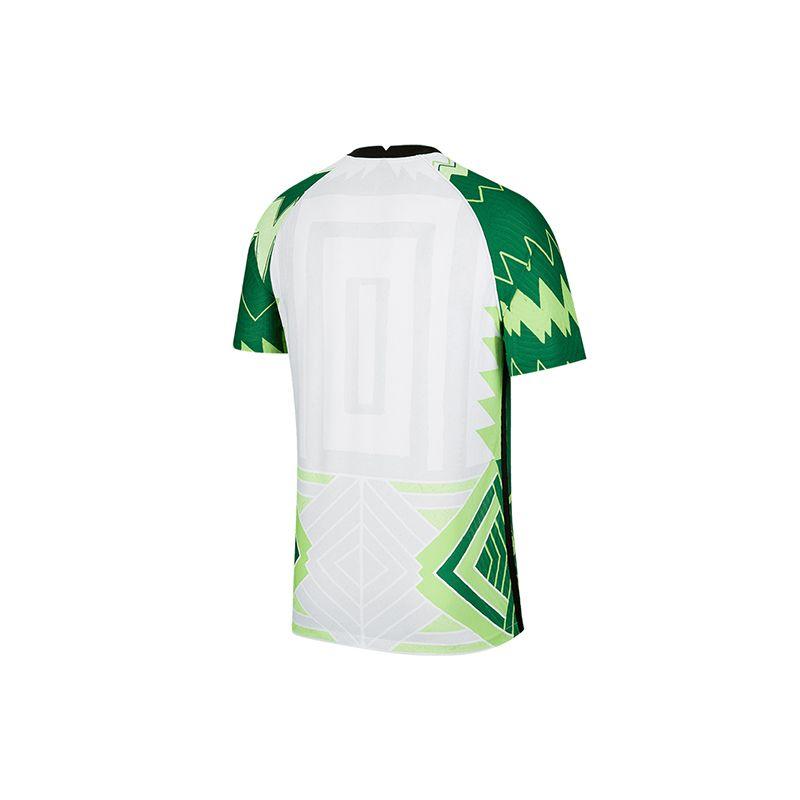 Nike Okrągły Dekolt Sportowa Koszulka Piłkarska Wersja Zawodnika AU Sezon 20 Reprezentacja Nigerii Domowa Koszulka Piłkarska Męskie koszulki Biała CT4219-100