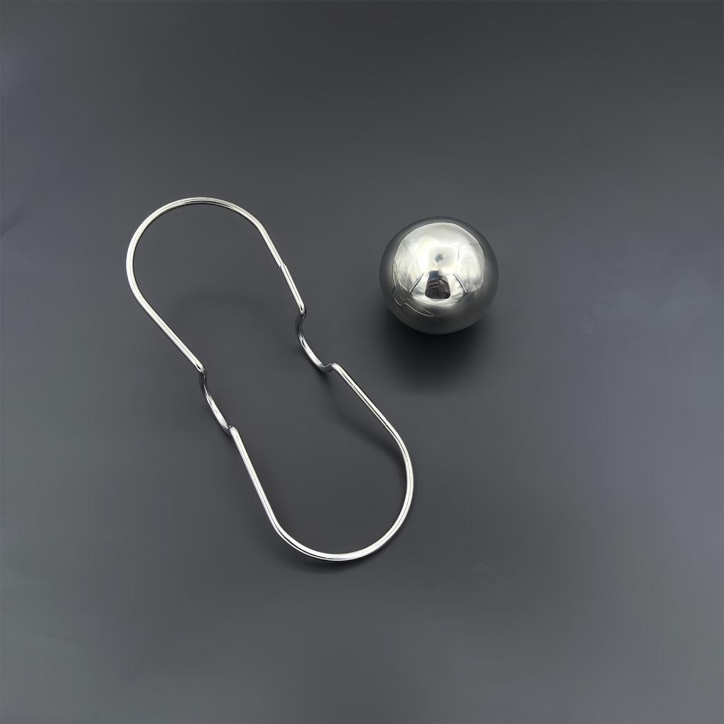 Espresso Cooling Ball with Holder Stainless Steel Coffee Cold Brew Ice Ball Espresso Accessories Extract Brew Chilling Tool